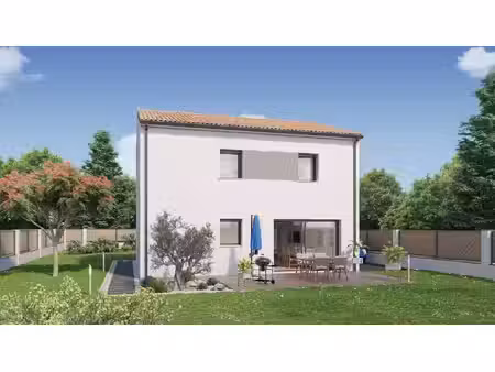terrain avec maison neuve à vendre