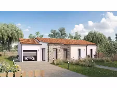 terrain avec maison neuve à vendre