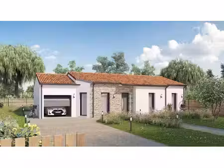 terrain avec maison neuve à vendre