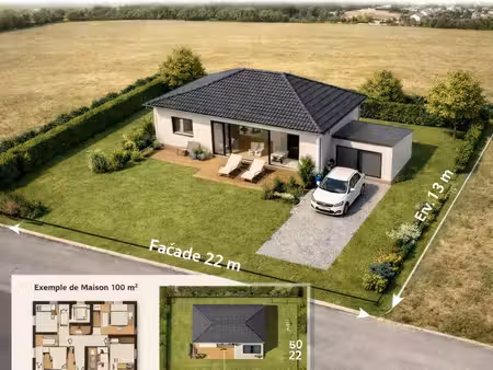 terrain constructible à vendre