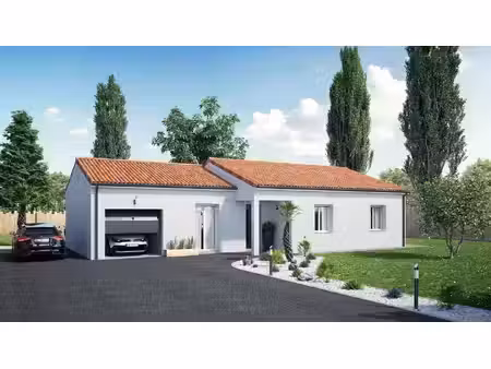 terrain avec maison neuve à vendre