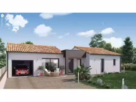 terrain avec maison neuve à vendre