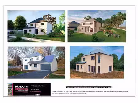terrain avec maison neuve à vendre