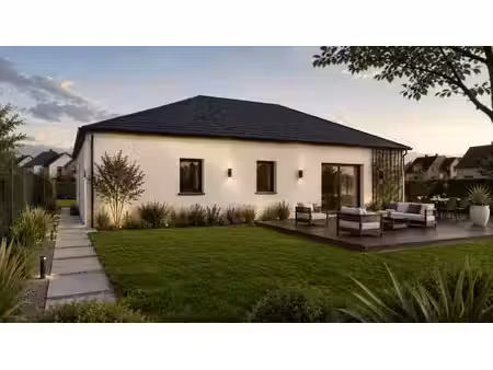 terrain avec maison neuve à vendre