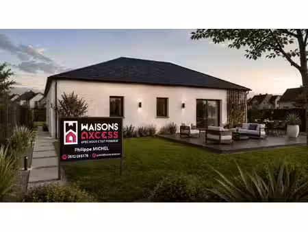 terrain avec maison neuve à vendre