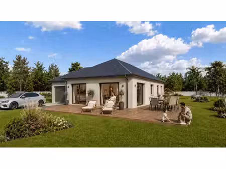terrain avec maison neuve à vendre