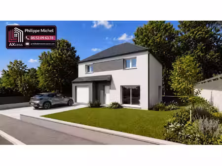 terrain avec maison neuve à vendre