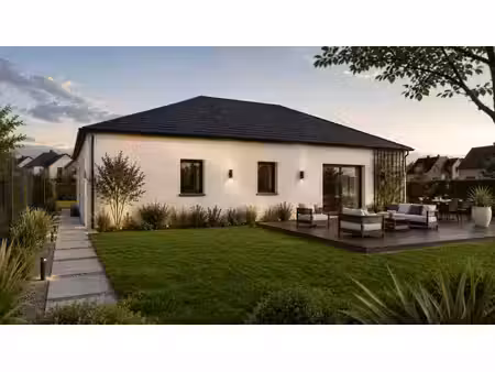 terrain avec maison neuve à vendre
