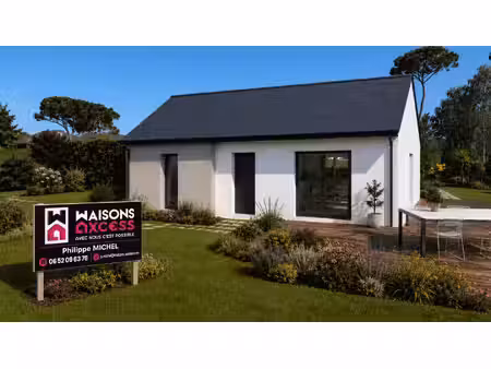 terrain avec maison neuve à vendre