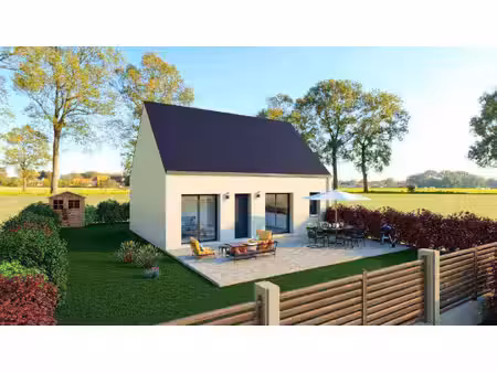 terrain avec maison neuve à vendre