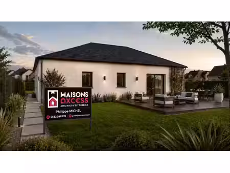 terrain avec maison neuve à vendre