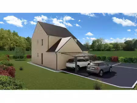 terrain avec maison neuve à vendre