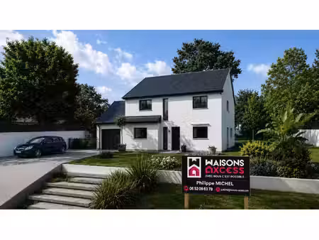 terrain avec maison neuve à vendre