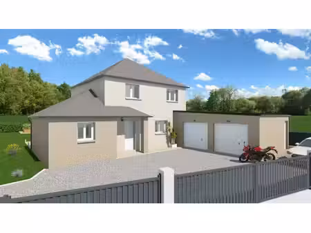 terrain avec maison neuve à vendre