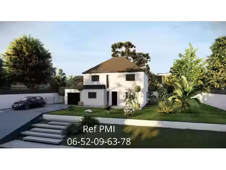 terrain avec maison neuve à vendre