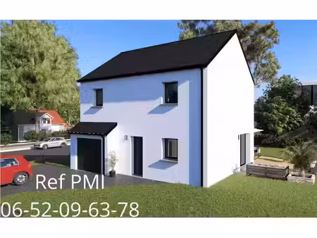 terrain avec maison neuve à vendre