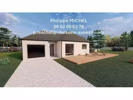 terrain avec maison neuve à vendre