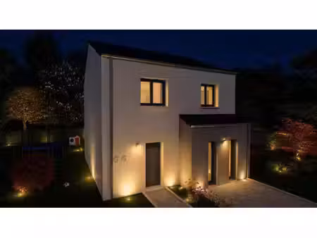 terrain avec maison neuve à vendre