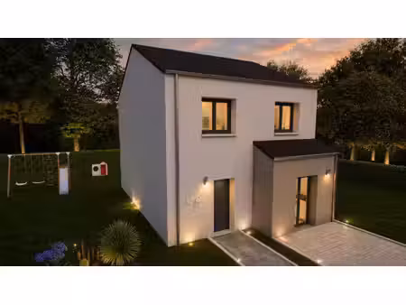 terrain avec maison neuve à vendre