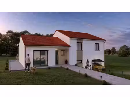 terrain avec maison neuve à vendre