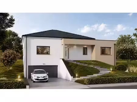 terrain avec maison neuve à vendre