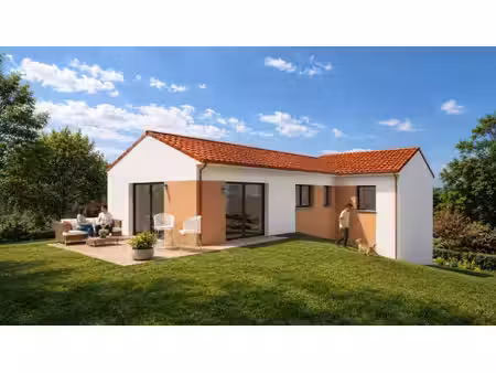 terrain avec maison neuve à vendre
