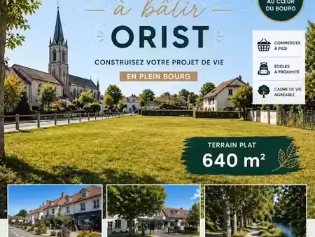 vente terrain 641 m² à orist (40300)  84 000 €