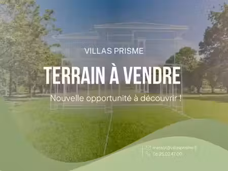 vente terrain 570 m² à velaux (13880)  265 000 €