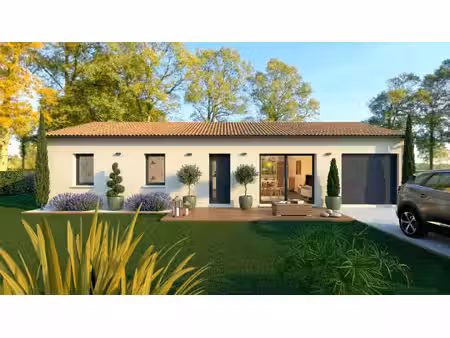 terrain avec maison neuve à vendre