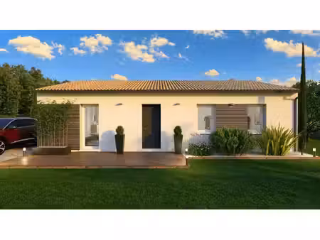 terrain avec maison neuve à vendre