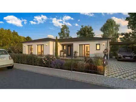 terrain avec maison neuve à vendre
