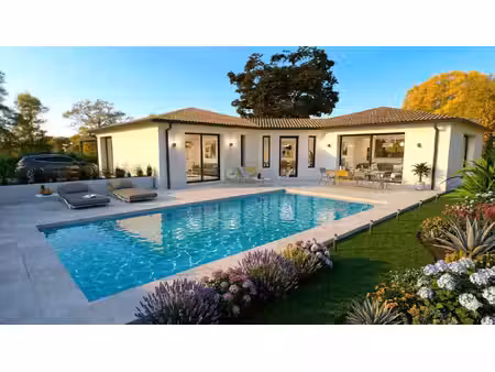 terrain avec maison neuve à vendre