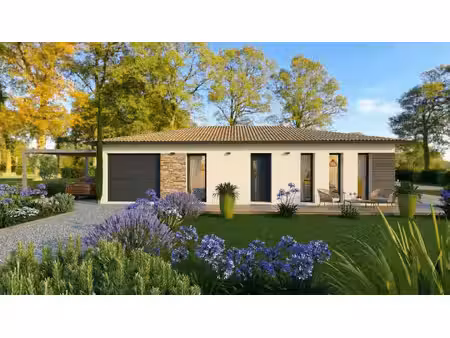 terrain avec maison neuve à vendre