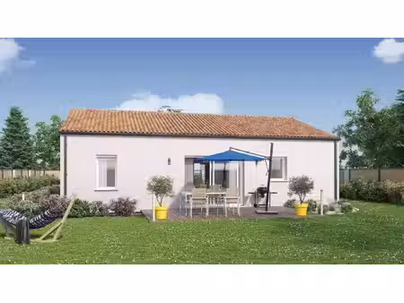 terrain avec maison neuve à vendre