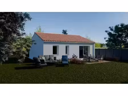 terrain avec maison neuve à vendre