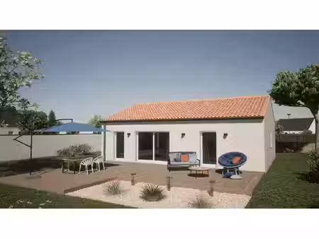terrain avec maison neuve à vendre
