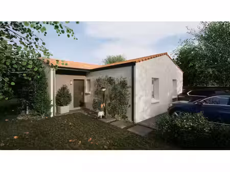 terrain avec maison neuve à vendre