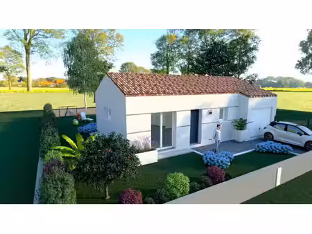 terrain avec maison neuve à vendre