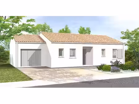 terrain avec maison neuve à vendre