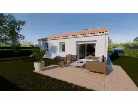 terrain avec maison neuve à vendre