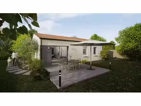 terrain avec maison neuve à vendre