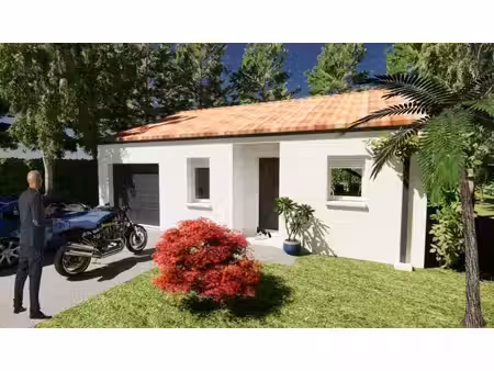 terrain avec maison neuve à vendre