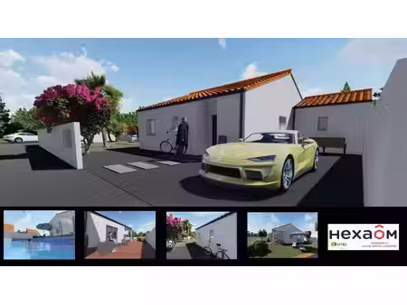terrain avec maison neuve à vendre