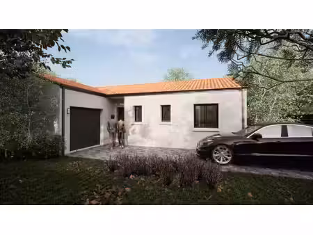 terrain avec maison neuve à vendre