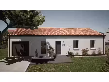 terrain avec maison neuve à vendre