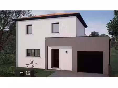 terrain avec maison neuve à vendre