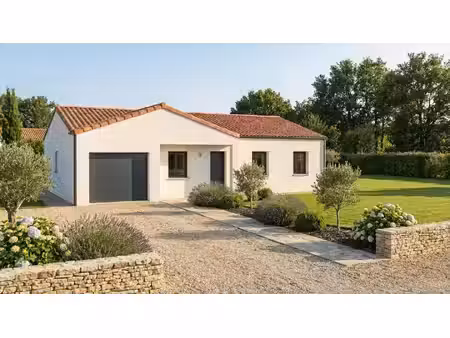 terrain avec maison neuve à vendre
