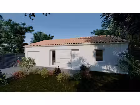 terrain avec maison neuve à vendre