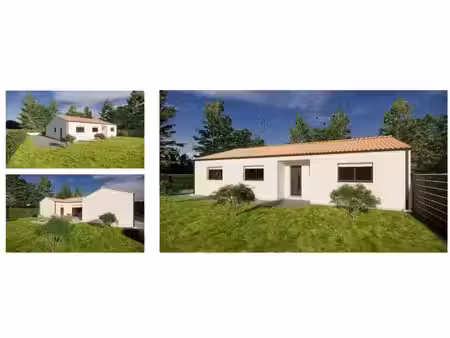 terrain avec maison neuve à vendre