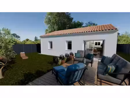 terrain avec maison neuve à vendre